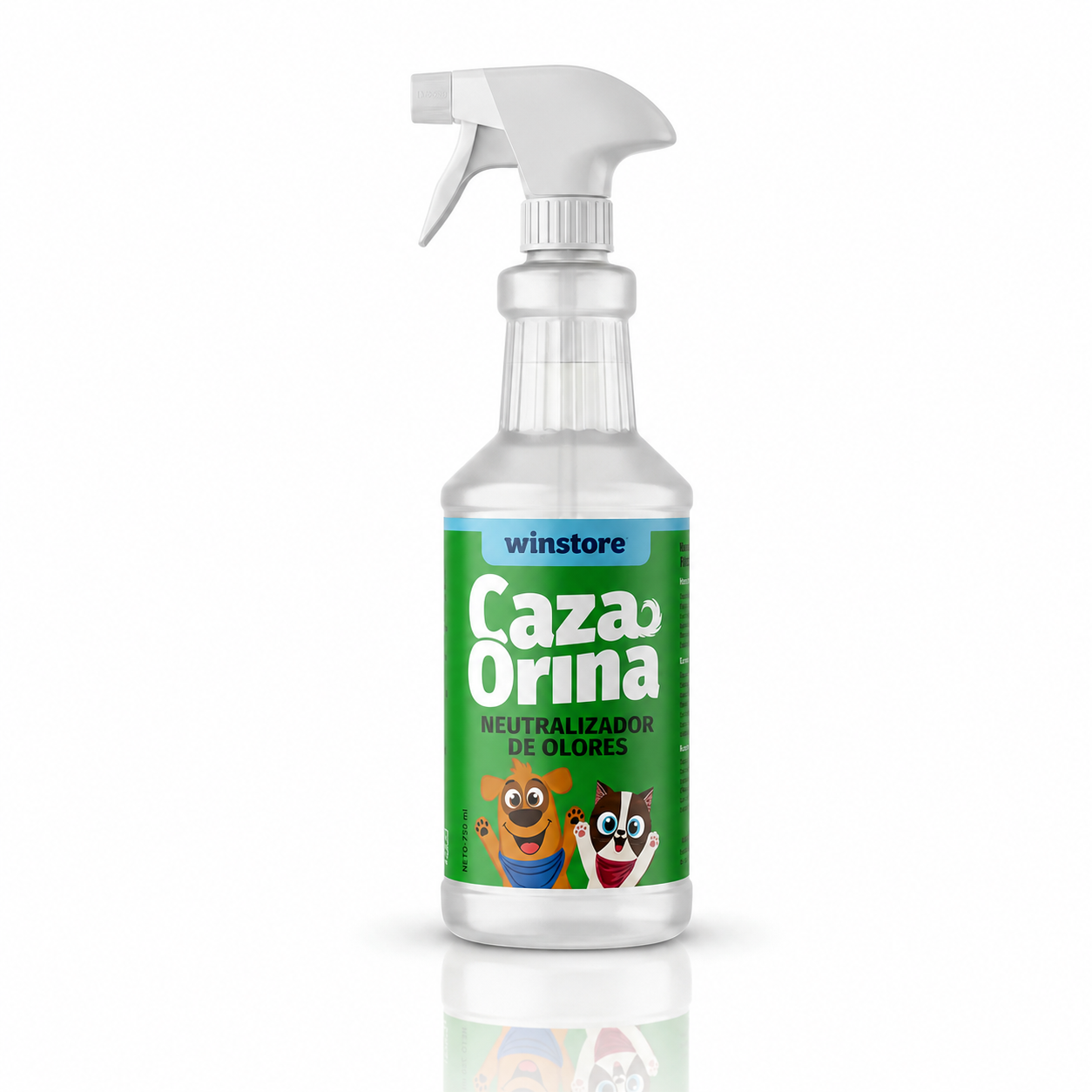 Cazaorina Pets: Eliminador Definitivo de Olores de Mascotas (Sin Cloro)